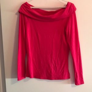 Elie Tahari pink long sleeved shirt never worn